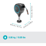Катушка со шлангом автоматическая GARDENA ROLLUP M (голубой цвет) для террас 18615-20.000.00